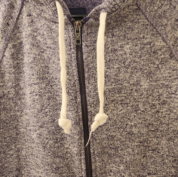 American Eagle Purple Zip Up Hoodie Jacket Womens Size M #T455 - Picture 2 of 8